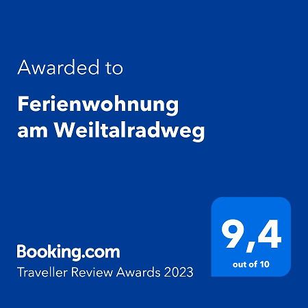Ferienwohnung Am Weiltalradweg Weinbach Екстериор снимка